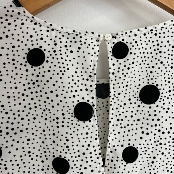 Jacqueline de Yong Women’s Short Sleeve Polka Dot size 34 Listed as Small - Picture 11 of 13